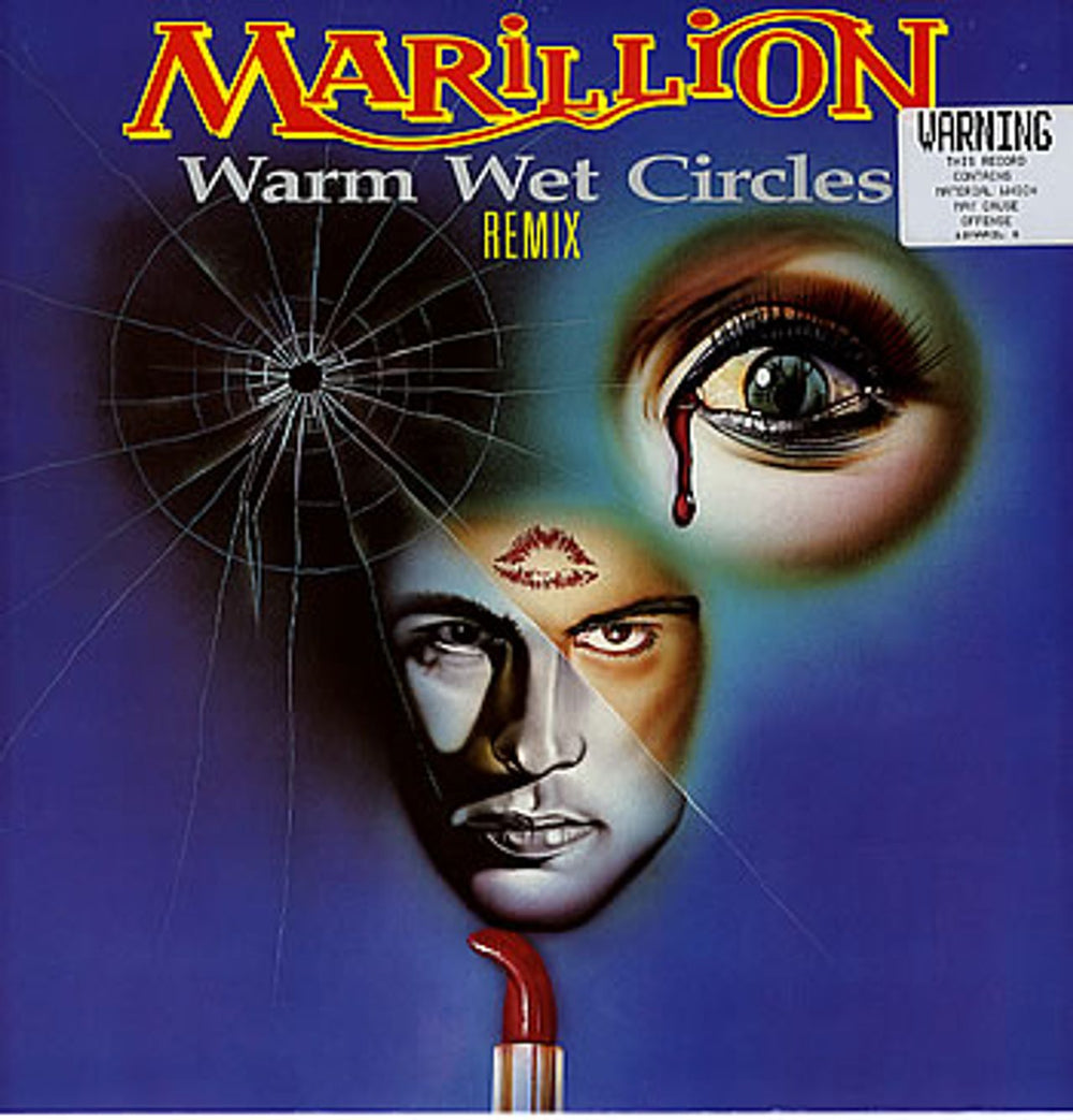 Marillion Warm Wet Circles UK 12" vinyl single (12 inch record / Maxi-single) 12MARIL8