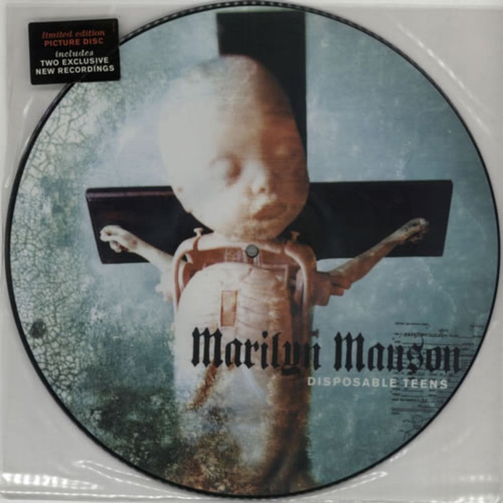 Marilyn Manson Disposable Teens UK 12" vinyl picture disc (12 inch picture record) 4974581