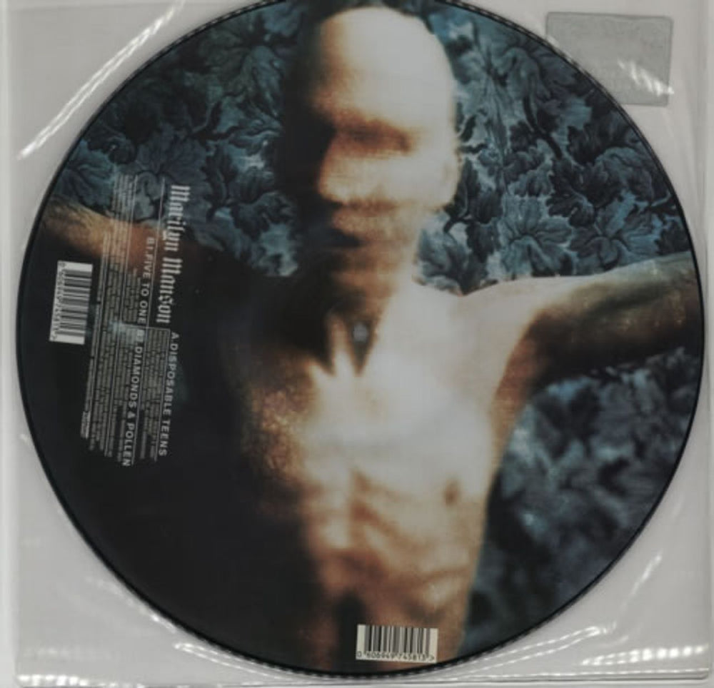 Marilyn Manson Disposable Teens UK 12" vinyl picture disc (12 inch picture record) MYM2PDI170254