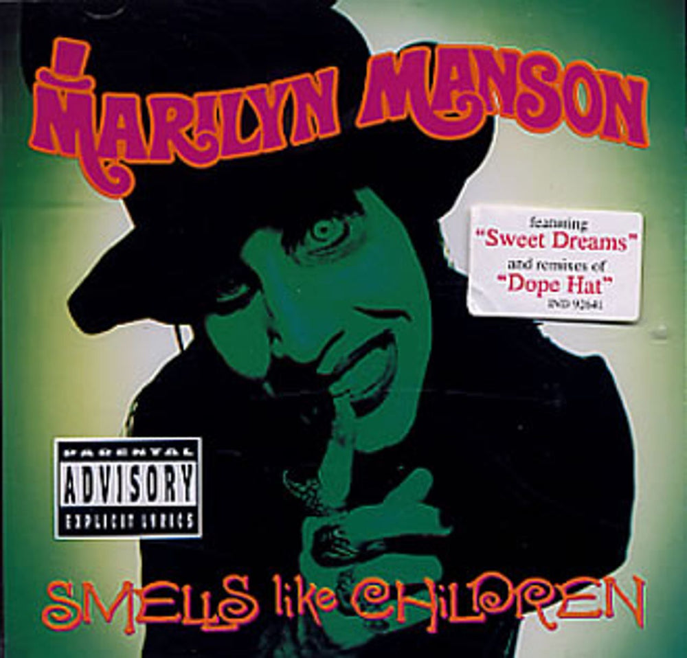 Marilyn Manson Smells Like Children UK CD album (CDLP) IND92641