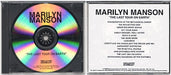 Marilyn Manson The Last Tour On Earth US Promo CD-R acetate CD ACETATE