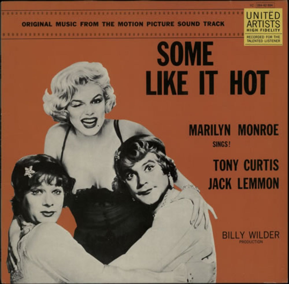 Marilyn Monroe Some Like It Hot German vinyl LP album (LP record) 1C064-82894