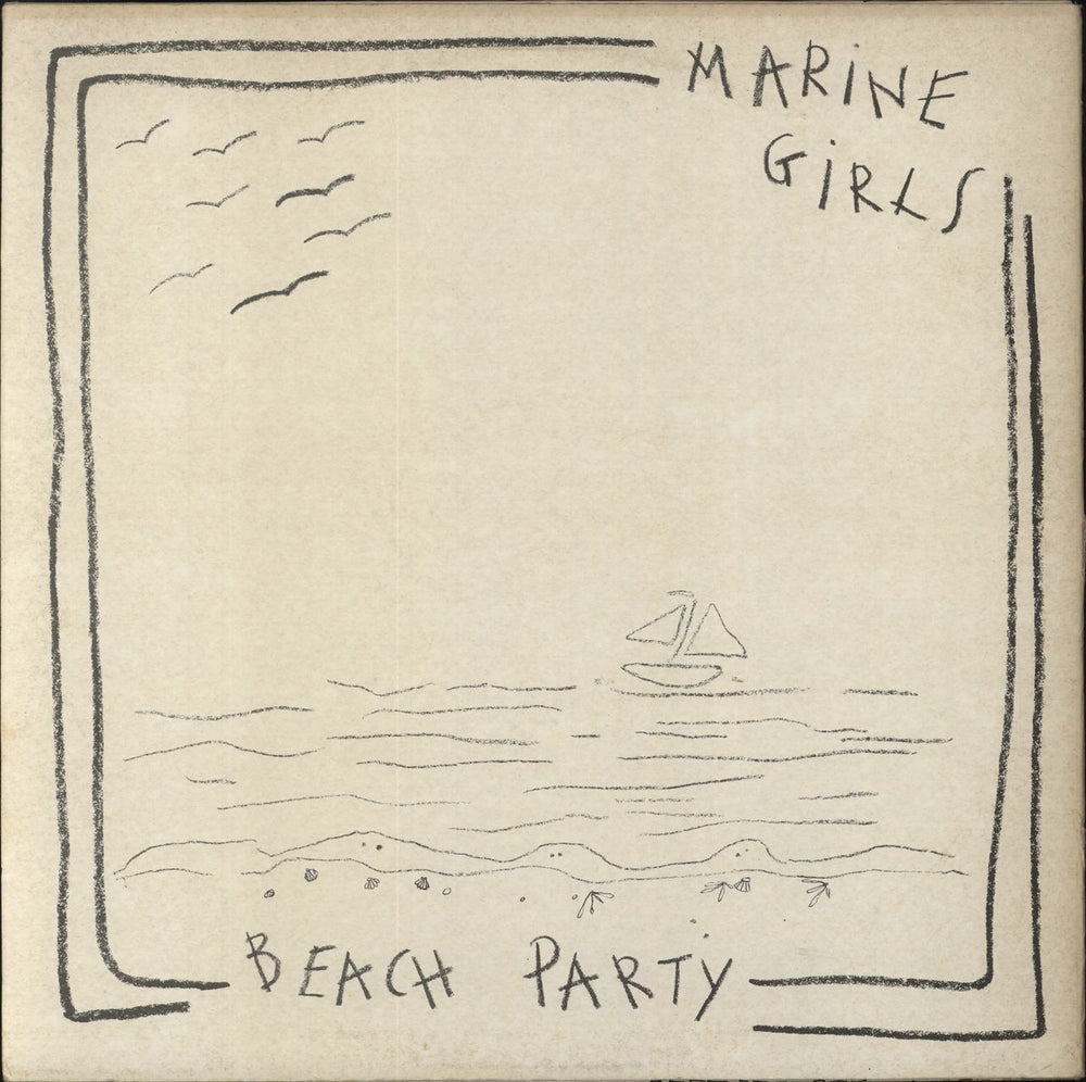 Marine Girls Beach Party UK vinyl LP album (LP record)