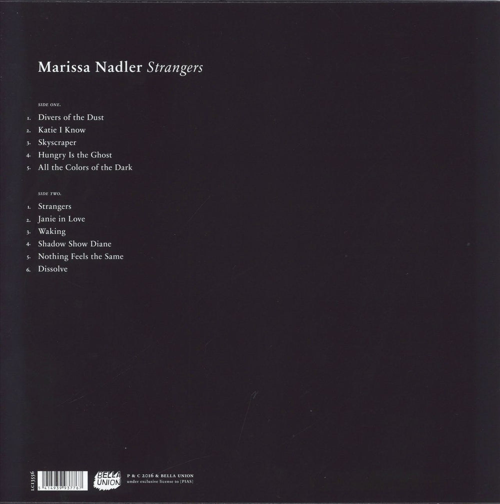 Marissa Nadler Strangers UK vinyl LP album (LP record) 5414939937767