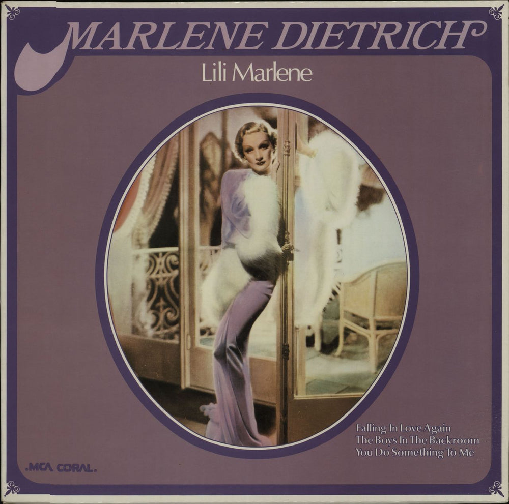 Marlene Dietrich Lili Marlene German vinyl LP album (LP record) COPS1259