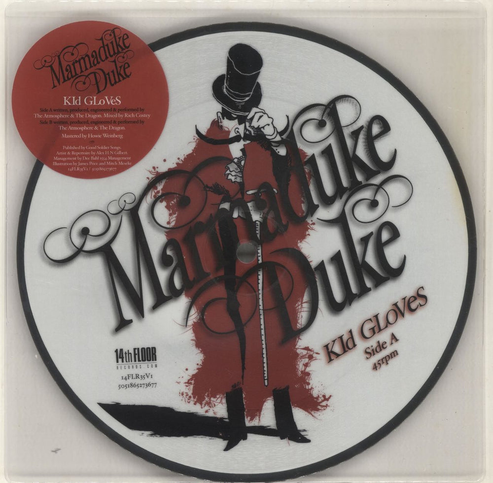 Marmaduke Duke Kid Gloves UK 7" vinyl picture disc (7 inch picture disc single) 14FLR35V1