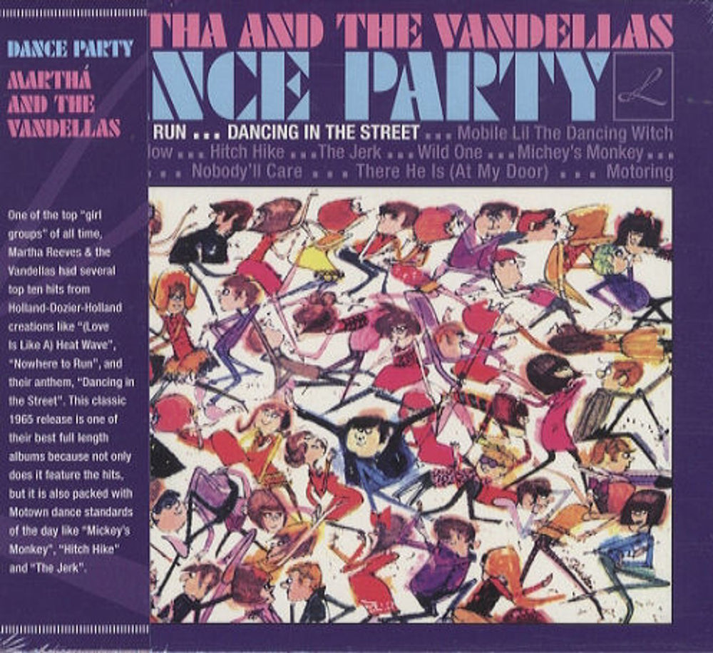 Martha Reeves & The Vandellas Dance Party Russian CD album (CDLP) LR147CD