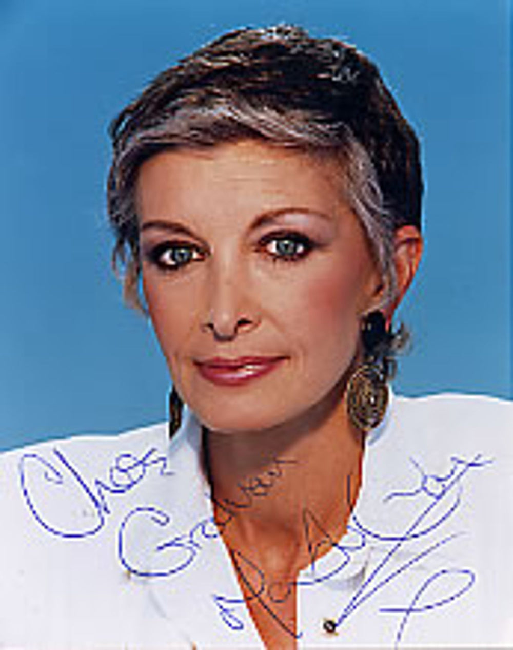 Marti Caine Autographed Portrait Photograph UK Promo photograph SIGNED PHOTO