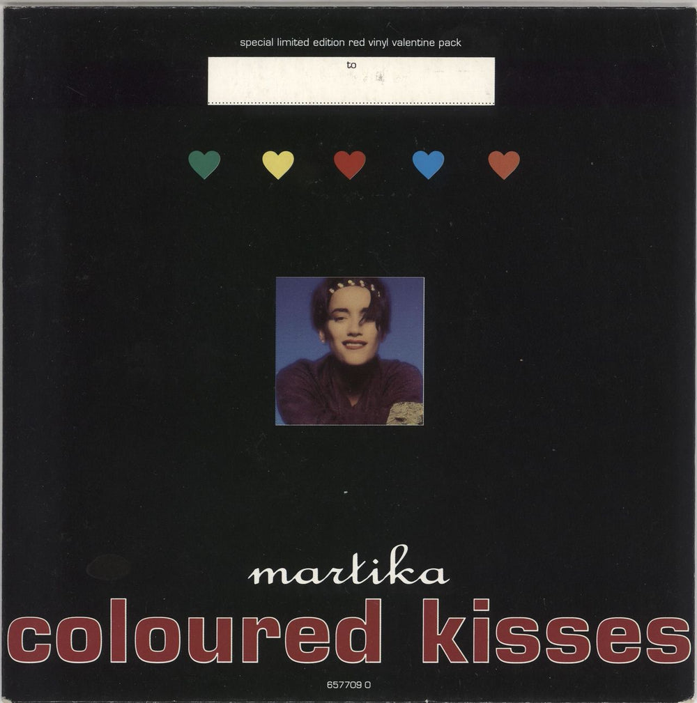 Martika Coloured Kisses - Valentine Pack UK 7" vinyl single (7 inch record / 45) 6577090