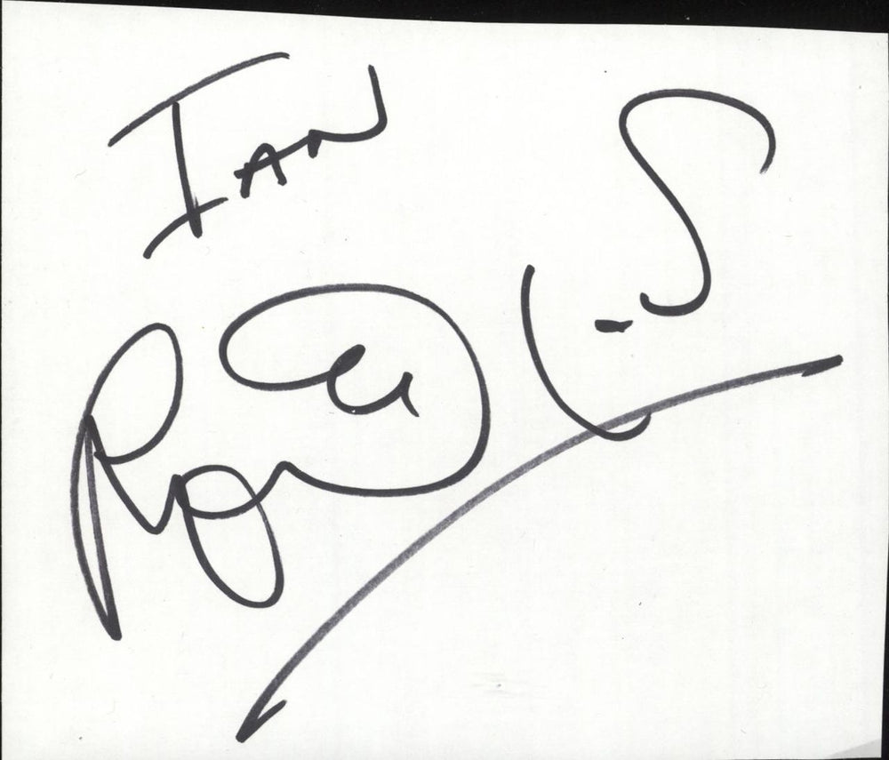 Martin Kemp Autograph UK memorabilia AUTOGRAPH