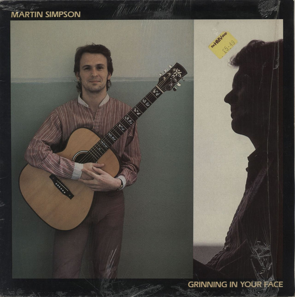 Martin Simpson Grinning In Your Face UK vinyl LP album (LP record) 12TS430