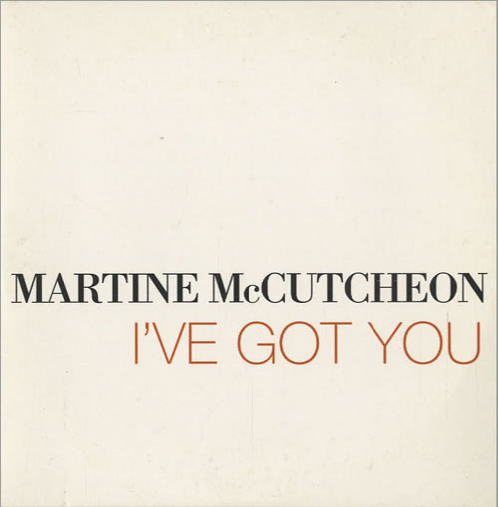 Martine McCutcheon I've Got You - 3 Track UK Promo CD single (CD5 / 5") SINSALES12