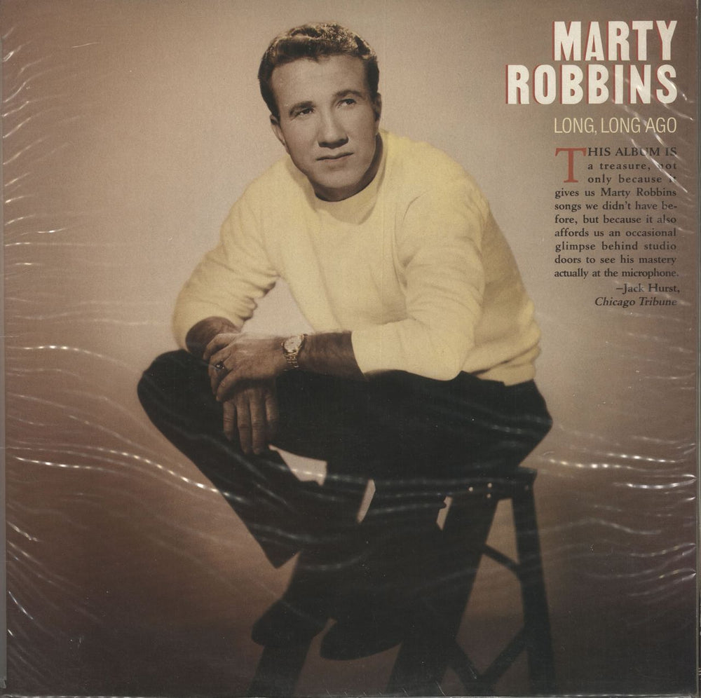 Marty Robbins Long, Long Ago UK vinyl LP album (LP record) 88649