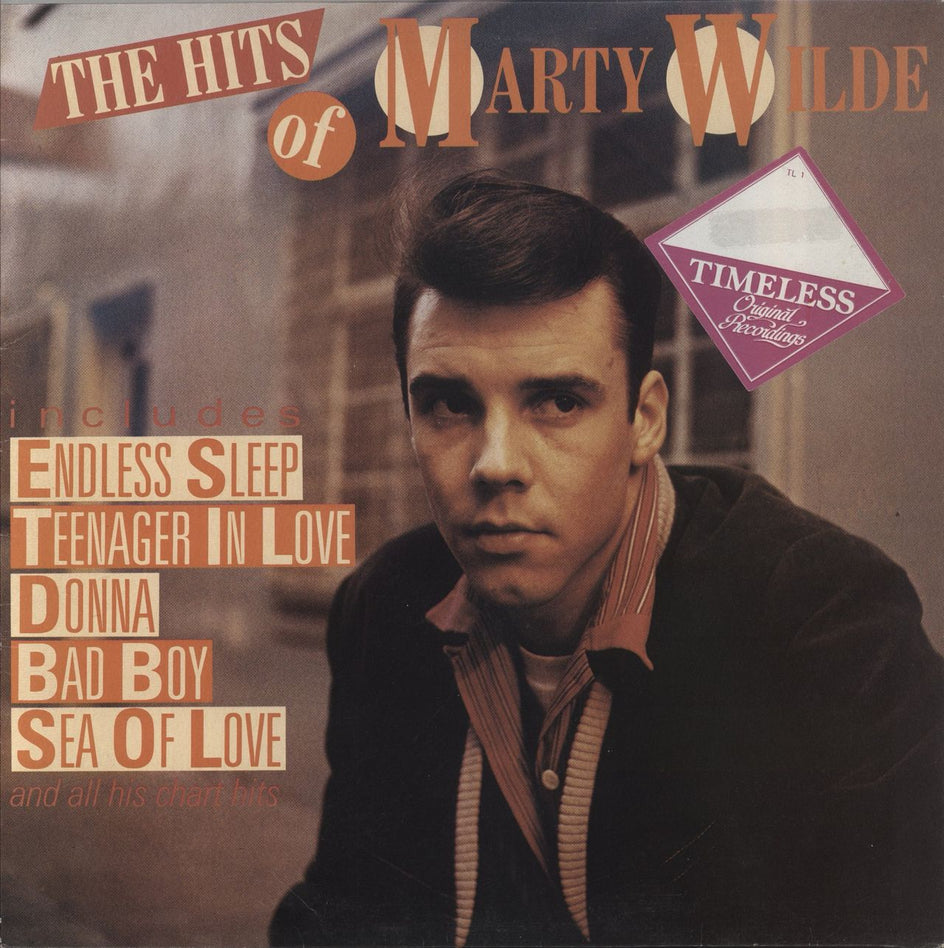 Marty Wilde The Hits Of Marty Wilde UK vinyl LP album (LP record) TIME8