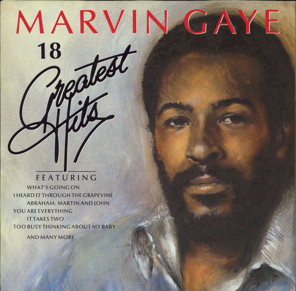 Marvin Gaye 18 Greatest Hits German vinyl LP album (LP record) WL72645