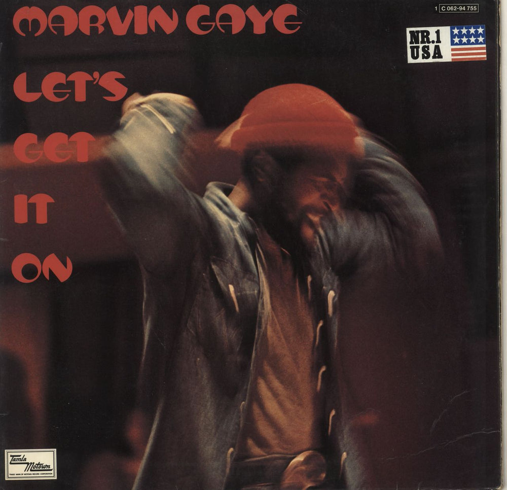 Marvin Gaye Let's Get It On German vinyl LP album (LP record) 1C062-94756