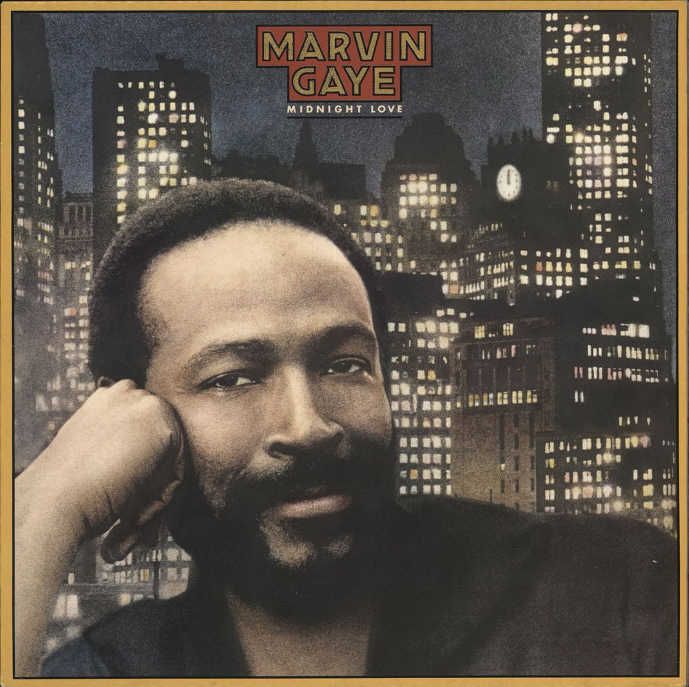 Marvin Gaye Midnight Love Dutch vinyl LP album (LP record) CBS85977