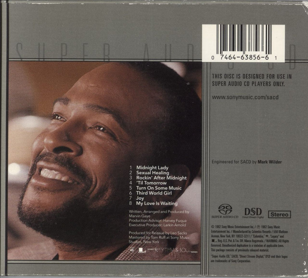 Marvin Gaye Midnight Love US super audio CD SACD