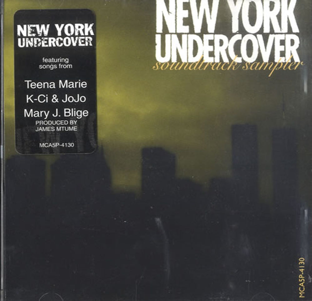 Mary J Blige New York Undercover - Soundtrack Sampler US Promo CD single (CD5 / 5") MCA5P-4130