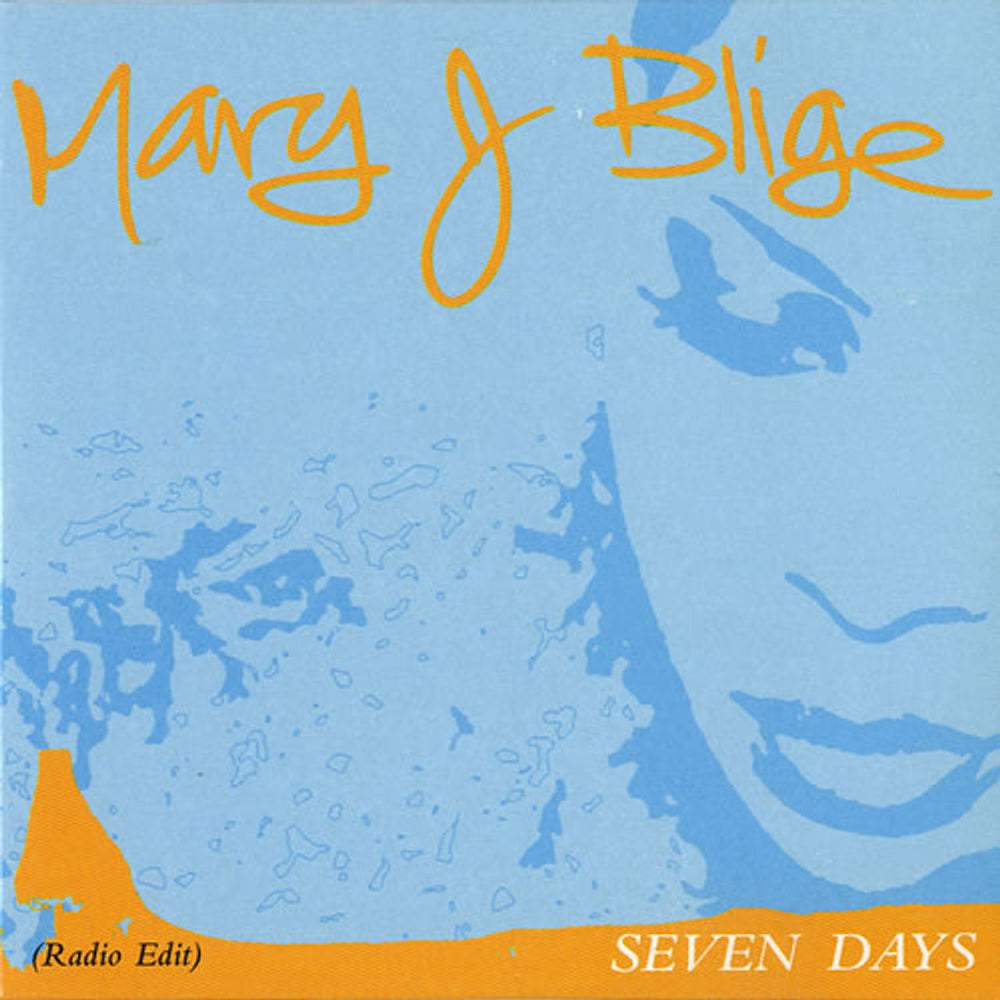 Mary J Blige Seven Days UK Promo CD single (CD5 / 5") WMCST48083