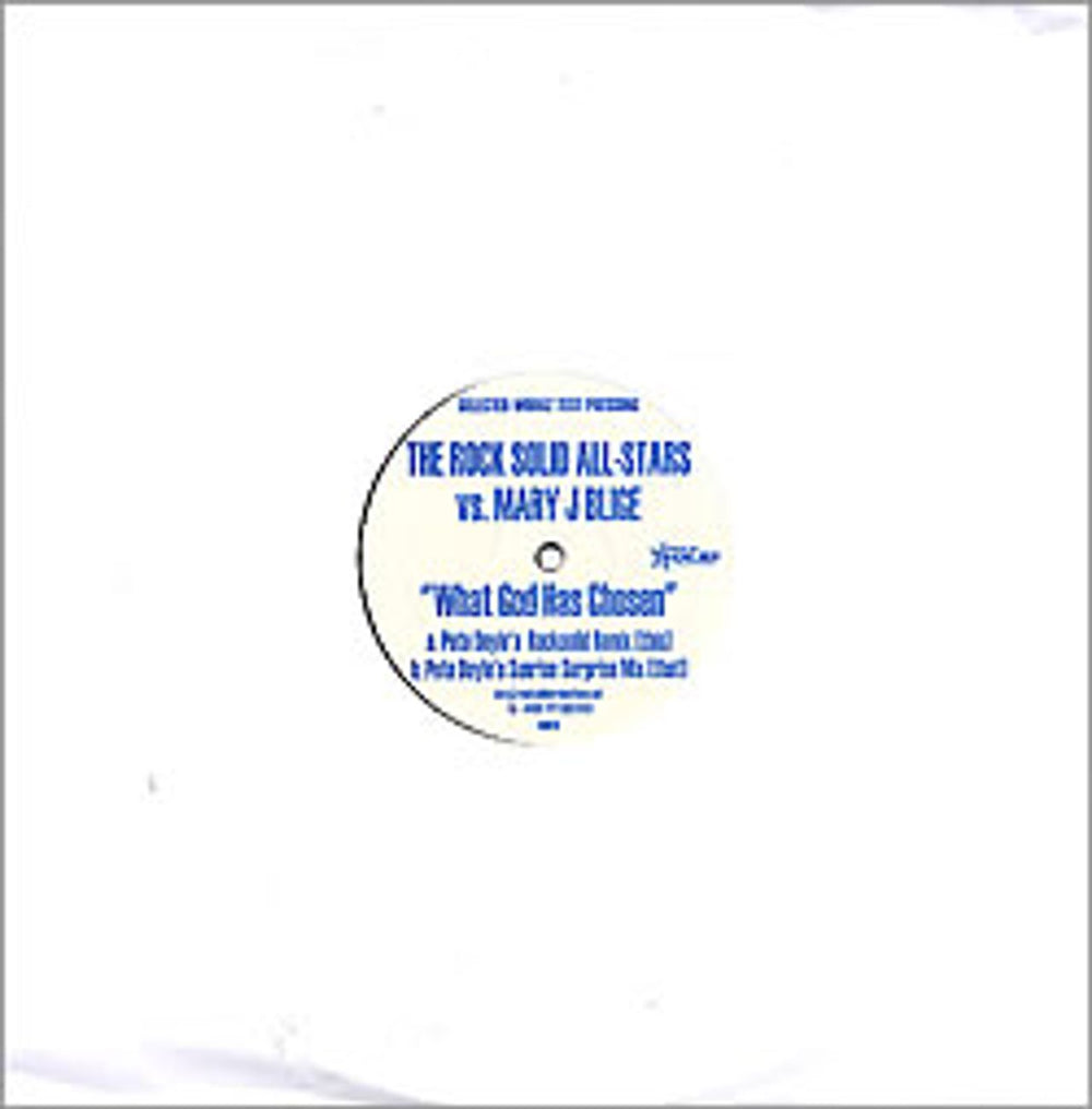 Mary J Blige What God Has Chosen UK Promo 12" vinyl single (12 inch record / Maxi-single) BB010