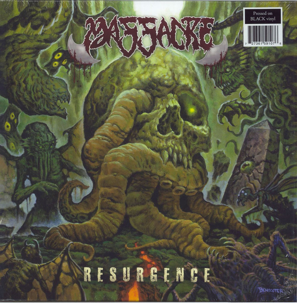 Massacre Resurgence - Shrink German vinyl LP album (LP record) 5910