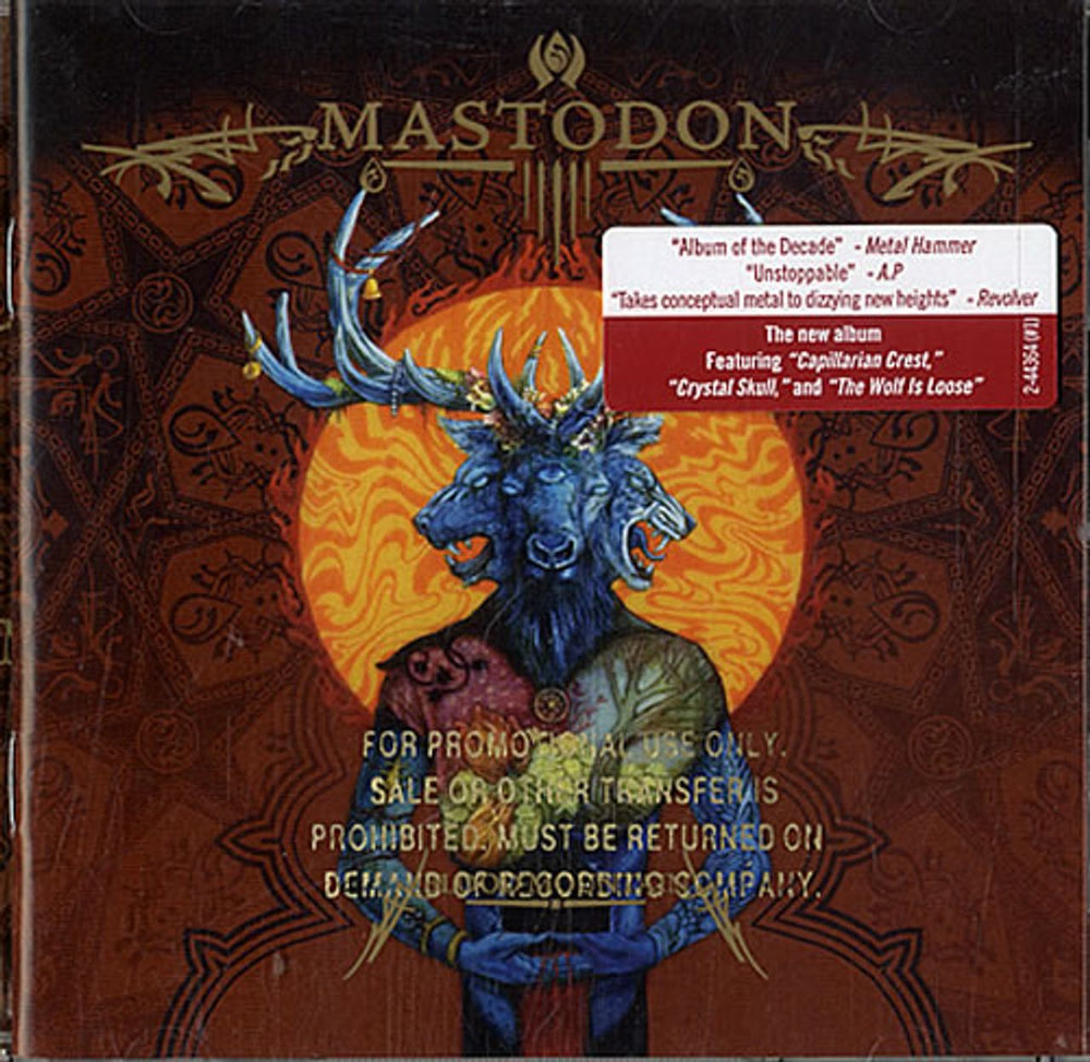 Mastodon Blood Mountain US CD album (CDLP) 44364-2