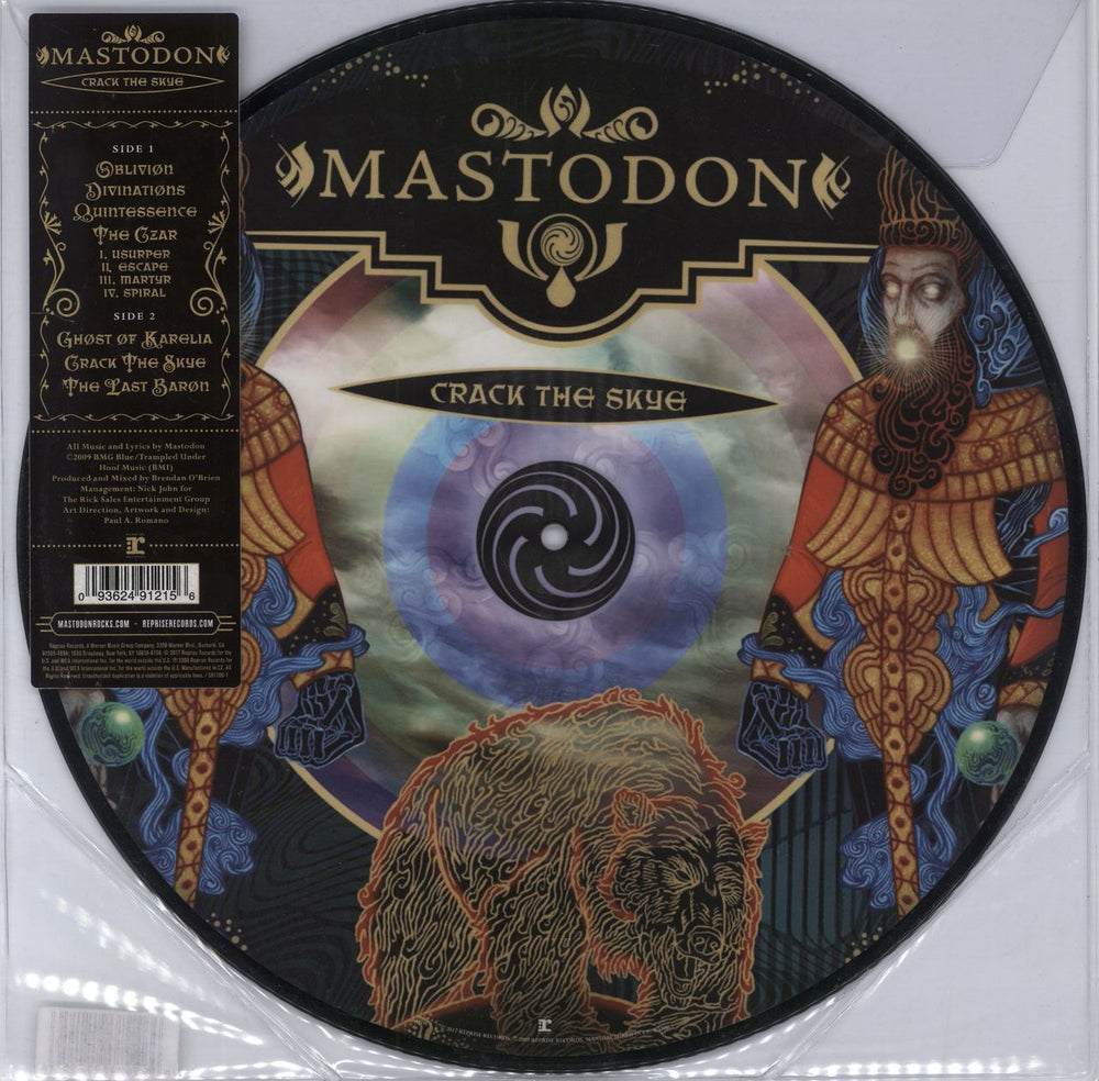 Mastodon Crack The Skye UK picture disc LP (vinyl picture disc album) 561700-1