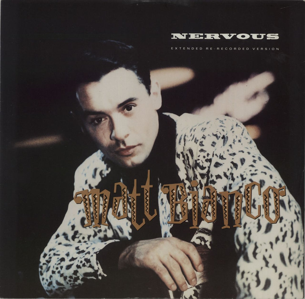 Matt Bianco Nervous (Extended Re-Recorded Version) UK 12" vinyl single (12 inch record / Maxi-single) YZ328T