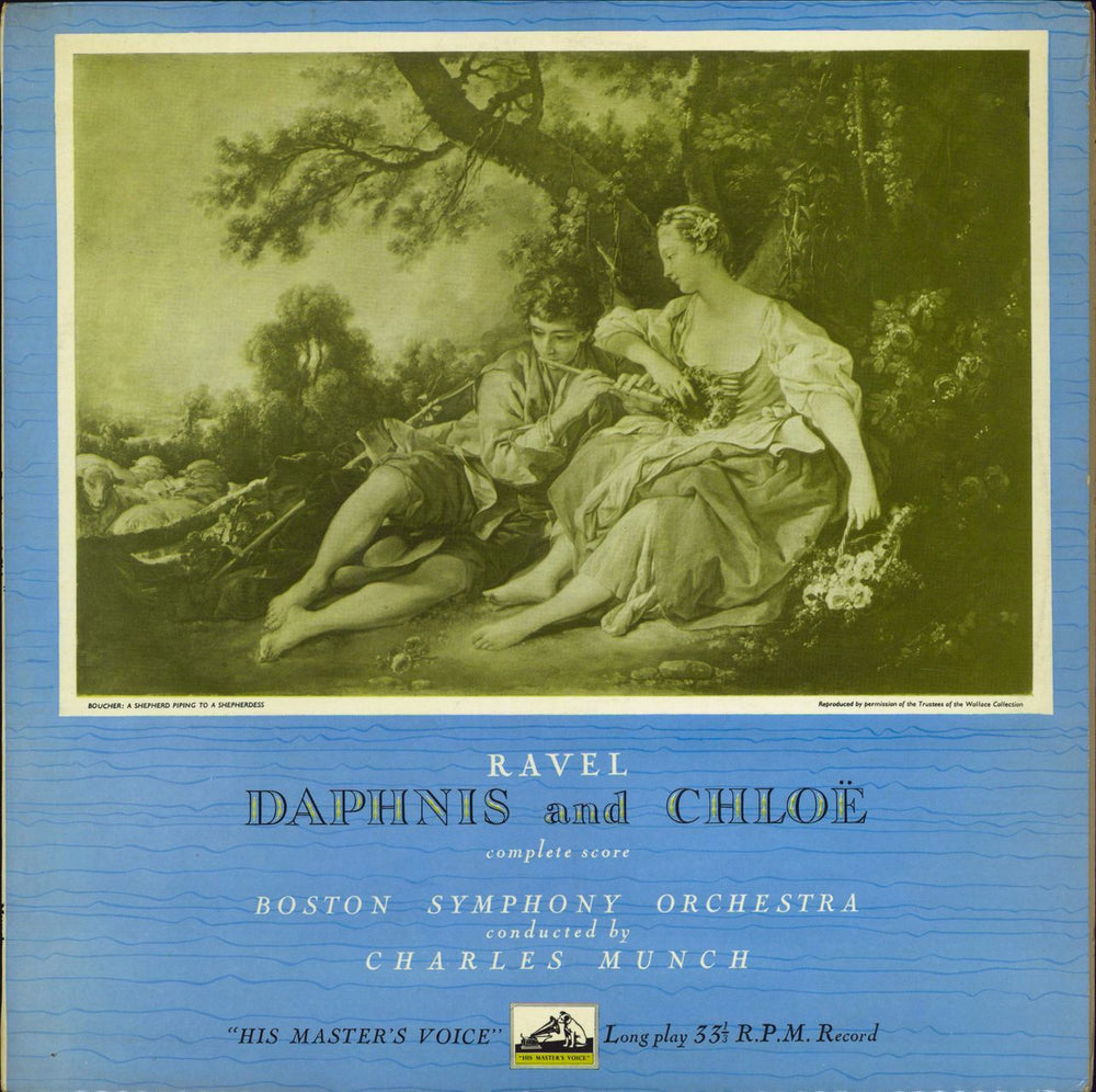 Maurice Ravel Daphnis And Chloë UK vinyl LP album (LP record) ALP1374