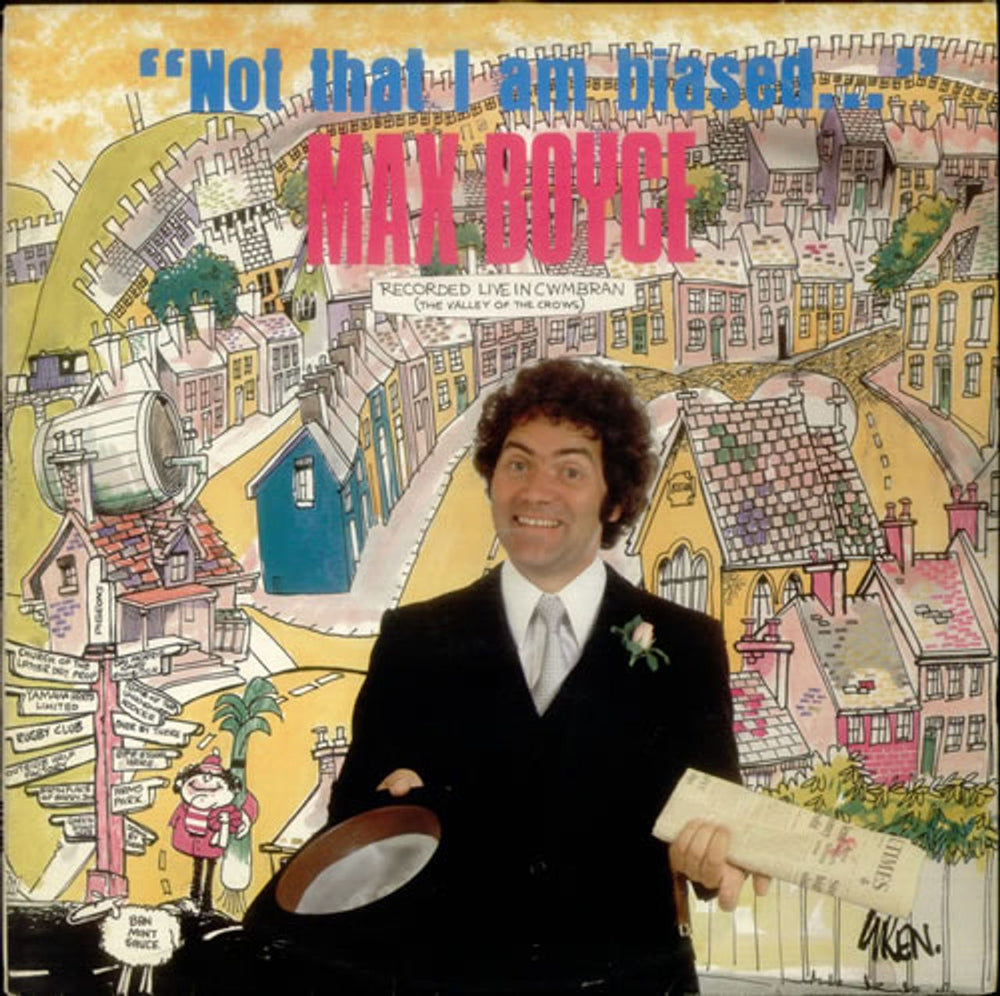 Max Boyce Not That I Am Biased... UK vinyl LP album (LP record) MAX1002