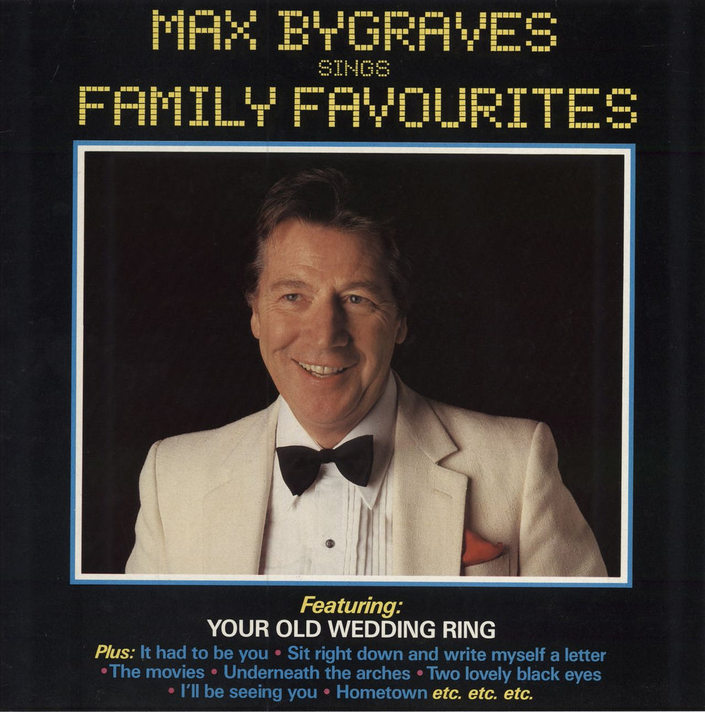 Max Bygraves Sings Family Favourites - Autographed UK vinyl LP album (LP record) LR003