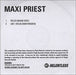 Maxi Priest Fields/Like I Do UK Promo CD-R acetate CD-R ACETATE