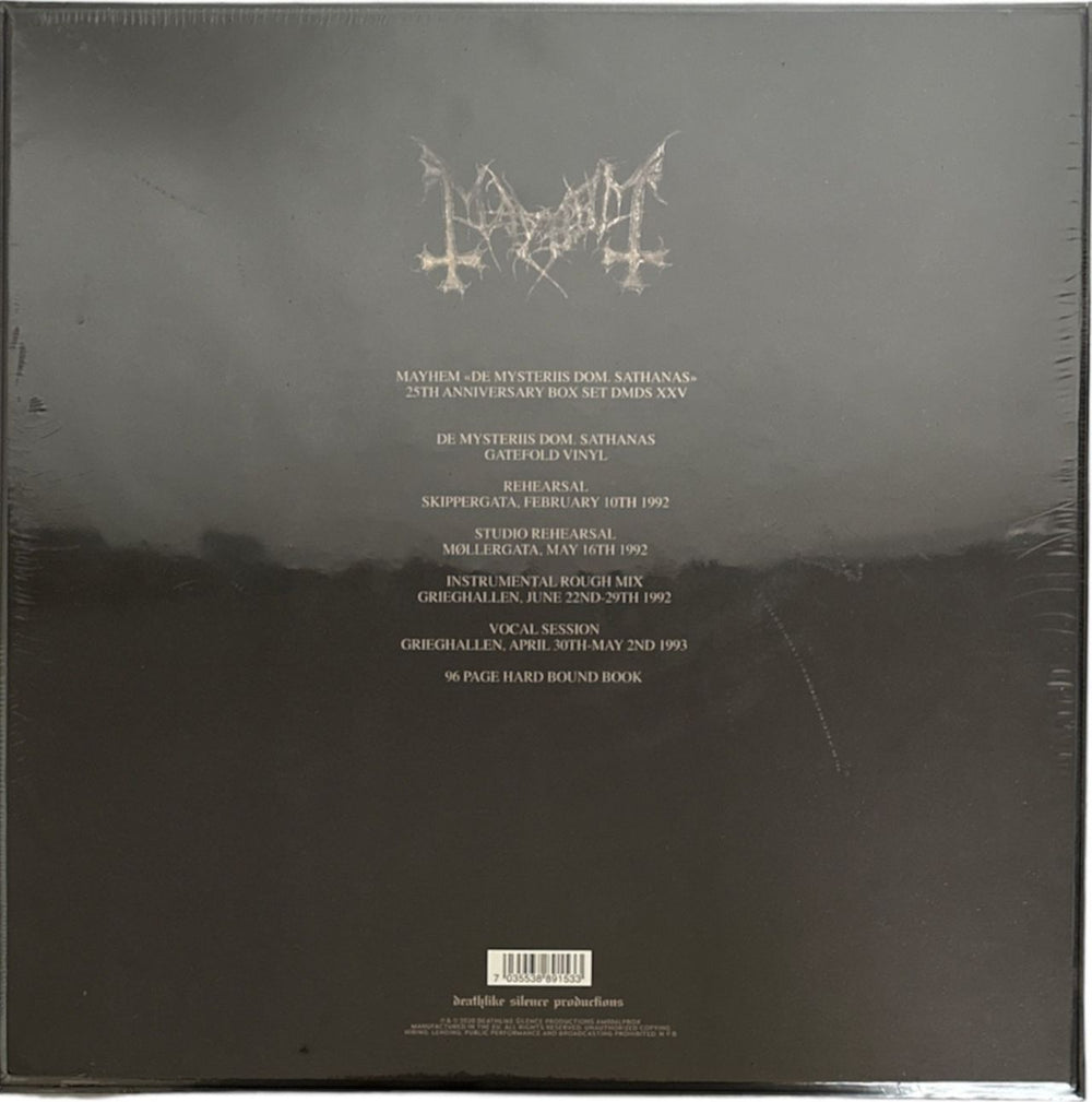 Mayhem De Mysteriis Dom Sathanas - 25th Anniversary Box Set US Vinyl Box Set 7035538891533