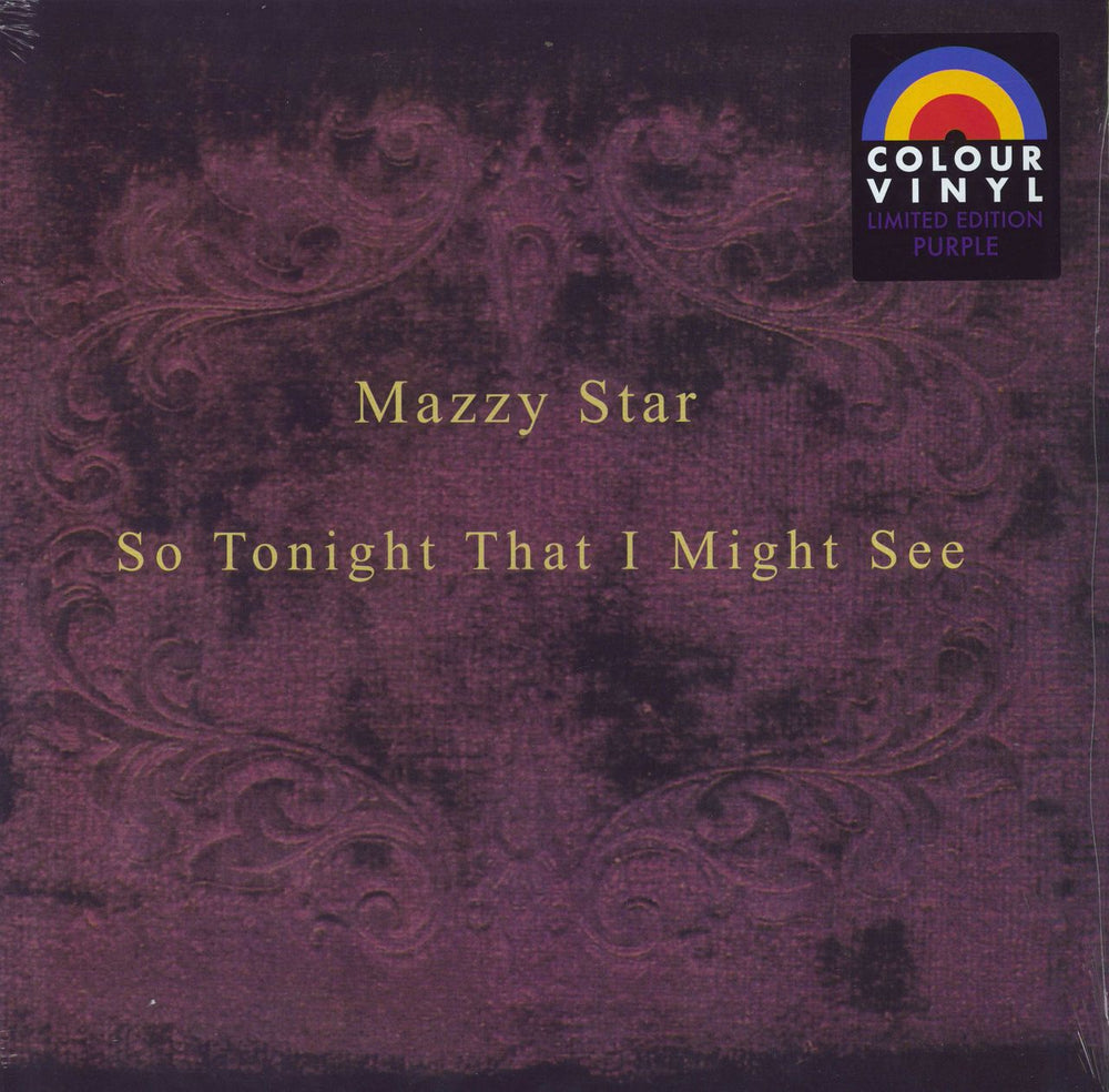 Mazzy Star So Tonight That I Might See - Purple Vinyl - Sealed UK vinyl LP album (LP record) 00602557537574