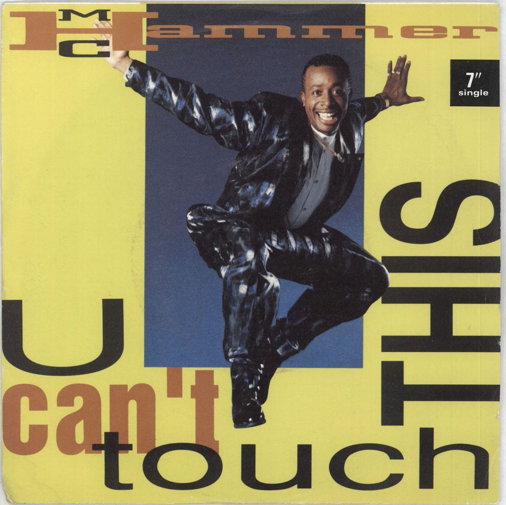 MC Hammer U Can't Touch This UK 7" vinyl single (7 inch record / 45) CL578