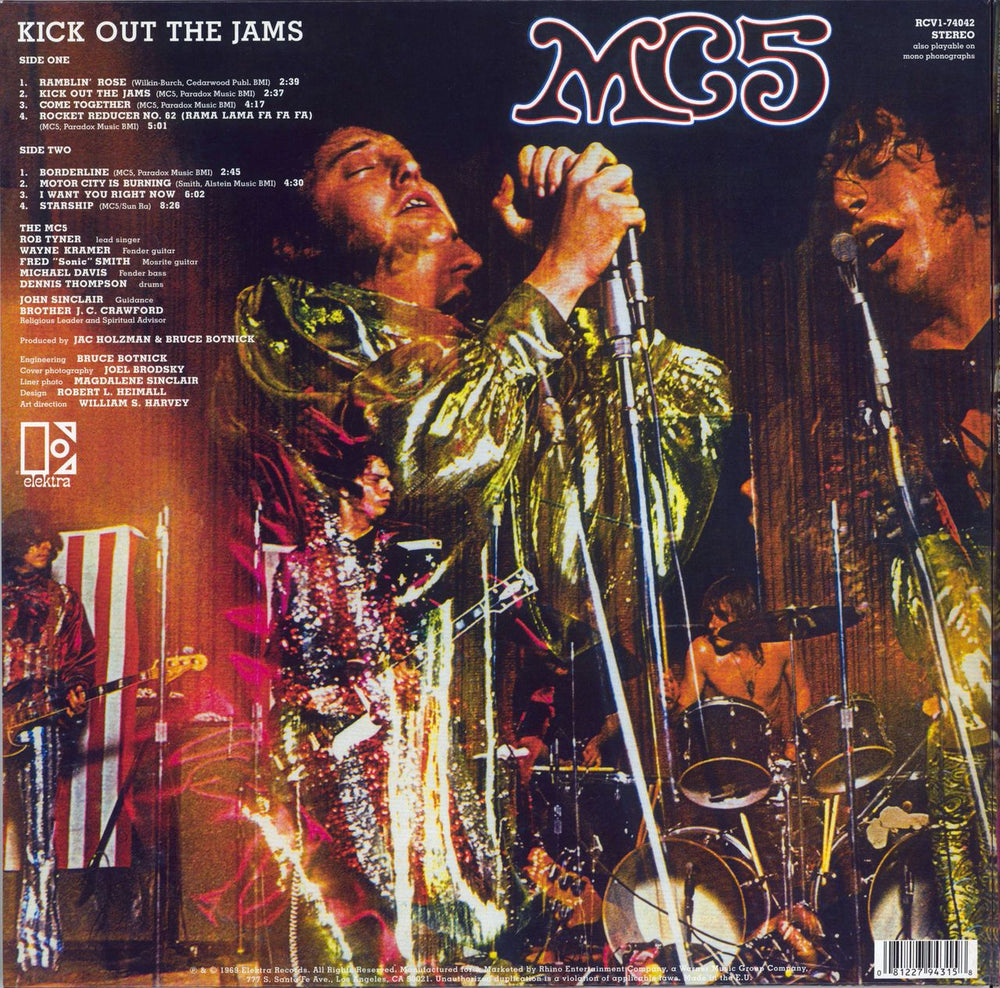 MC5 Kick Out The Jams - 180gm Splatter Vinyl UK vinyl LP album (LP record) MC5LPKI769523