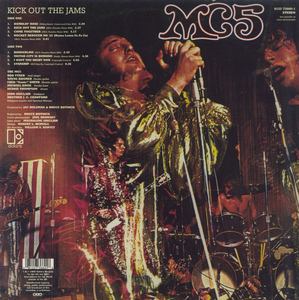 MC5 Kick Out The Jams UK picture disc LP (vinyl picture disc album) 081227366018