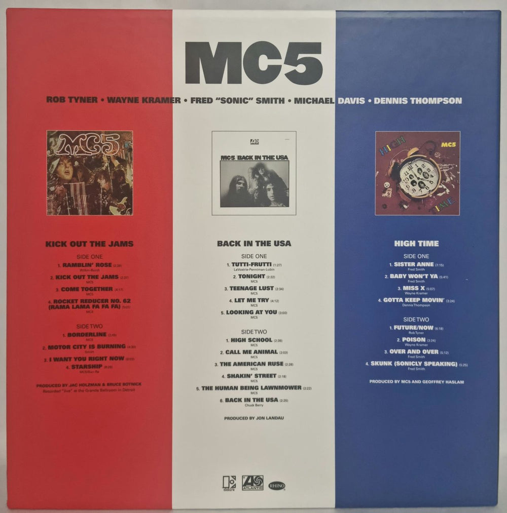 MC5 Total Assault: 50th Anniversary Collection UK Vinyl Box Set 2018