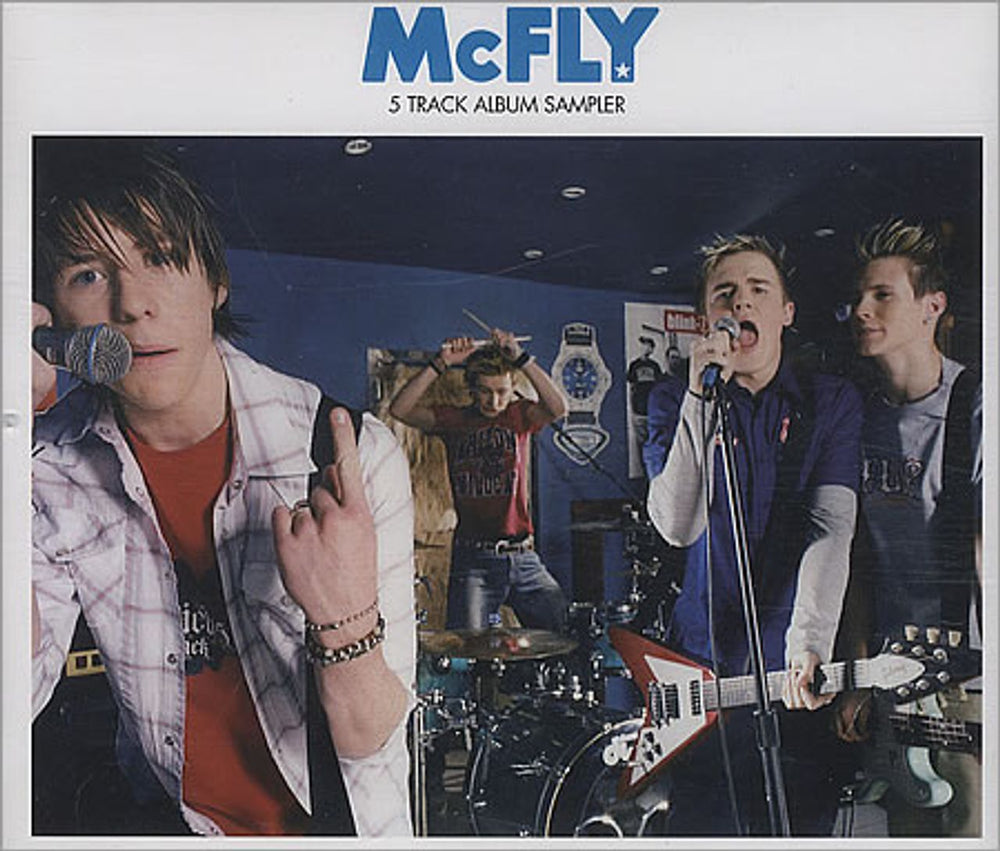 McFly 5 Track Album Sampler UK Promo CD single (CD5 / 5") MCFLYCD1