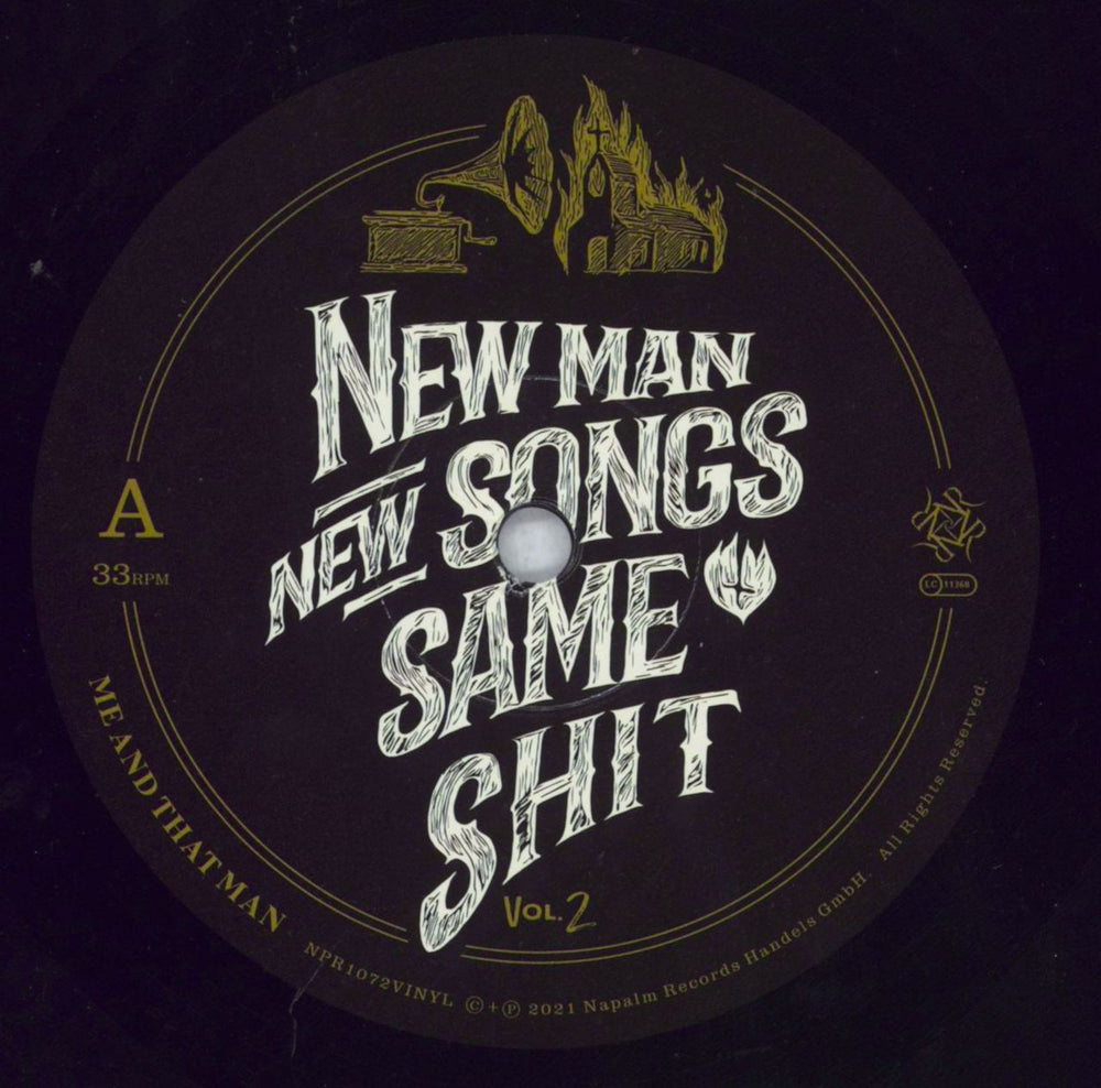 Me And That Man New Man, New Songs, Same Shit, Vol.2 Austrian vinyl LP album (LP record) 5OCLPNE822025