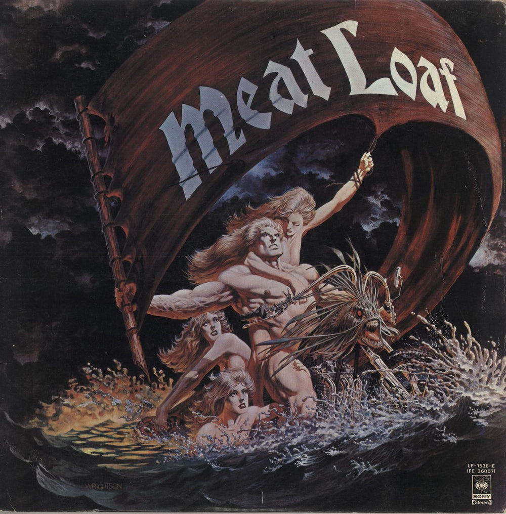 Meat Loaf Dead Ringer Philippino vinyl LP album (LP record) LP-1536-E