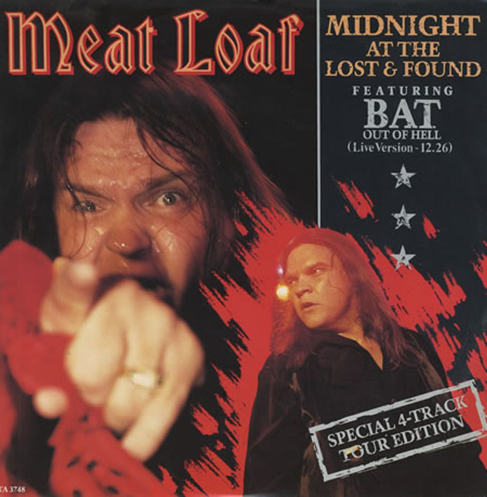 Meat Loaf Midnight At The Lost & Found UK 12" vinyl single (12 inch record / Maxi-single) TA3748