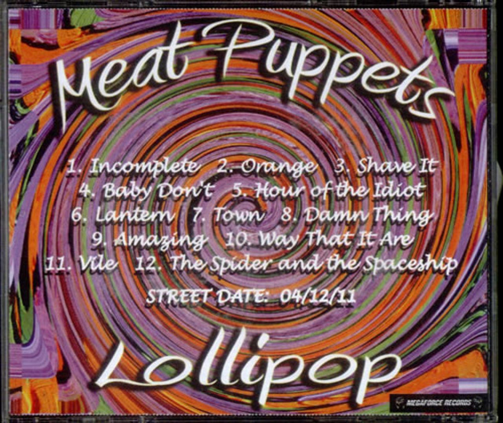 Meat Puppets Lollipop US Promo CD-R acetate CD-R ACETATE