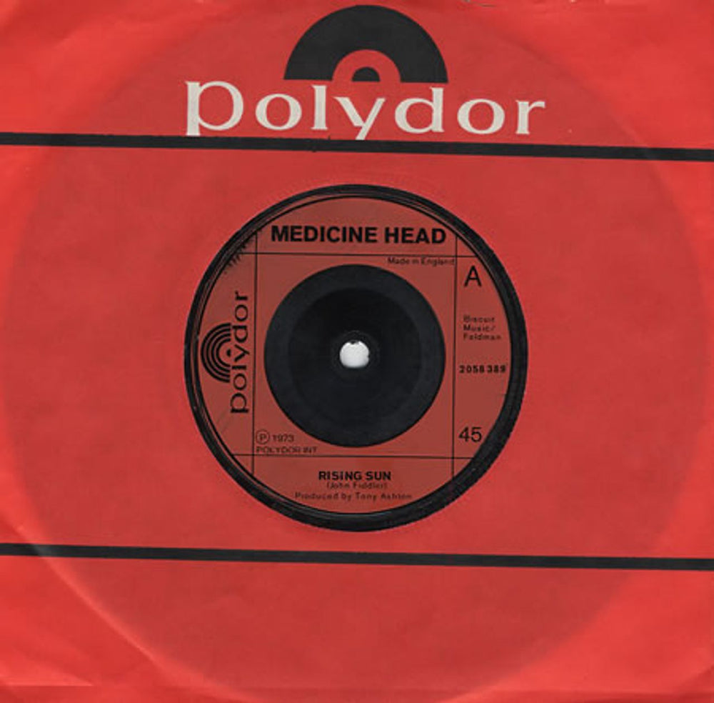 Medicine Head I Love The Sound Of Breaking Glass UK 7" vinyl single (7 inch record / 45) ADA1