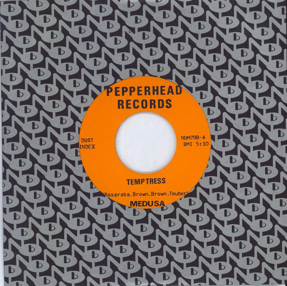 Medusa Temptress UK 7" vinyl single (7 inch record / 45) NUM708