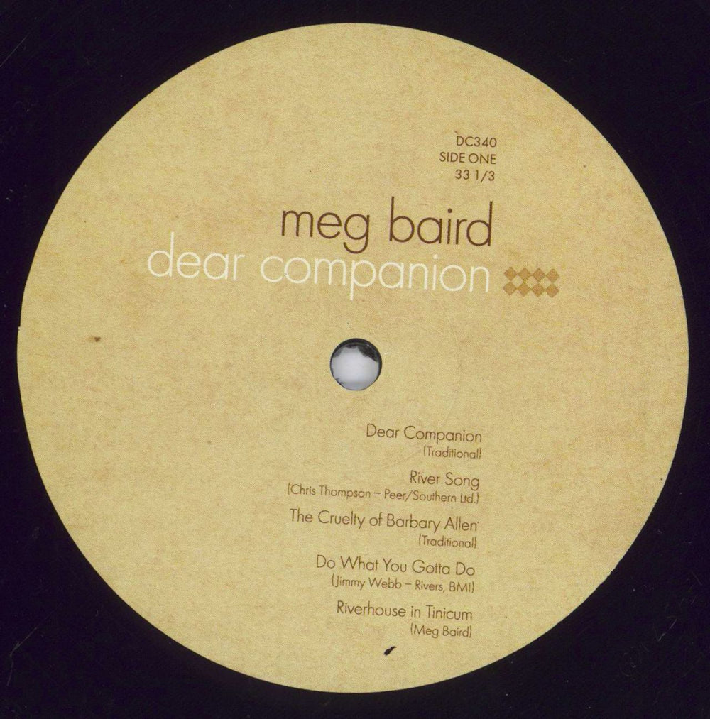 Meg Baird Dear Companion US vinyl LP album (LP record) 6FJLPDE831082