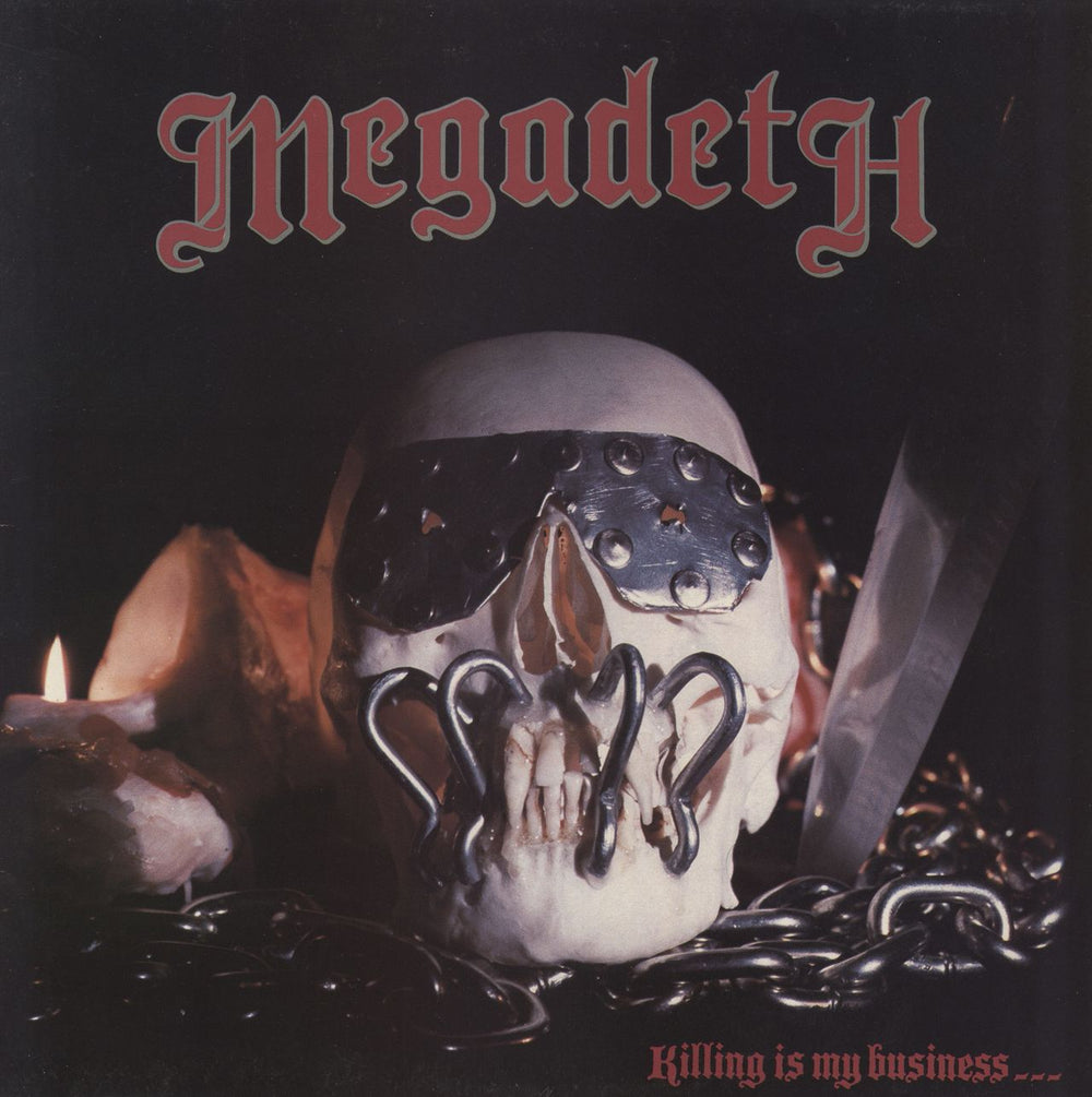 Megadeth Killing Is My Business... EX UK vinyl LP album (LP record) MFN46