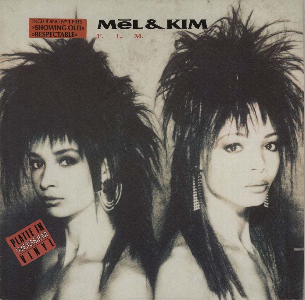 Mel & Kim F.L.M. - White Vinyl German vinyl LP album (LP record) INT145.527