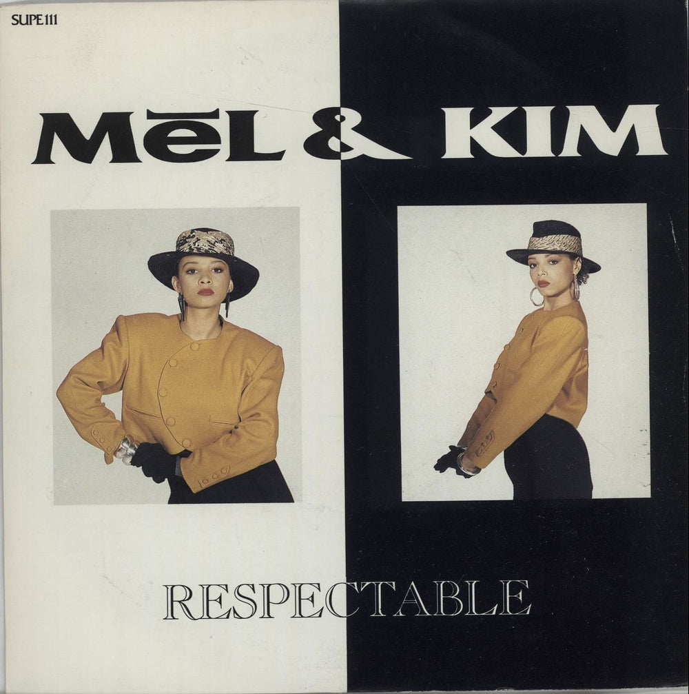 Mel & Kim Respectable UK 7" vinyl single (7 inch record / 45) SUPE111